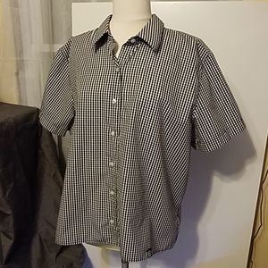 Orvis Ginham black White shirt